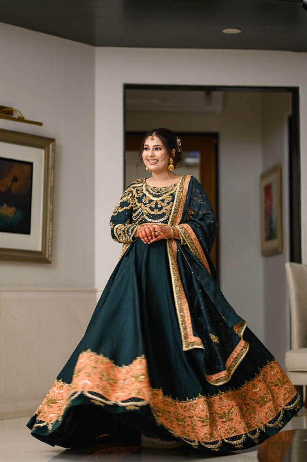 Emerald Lehenga